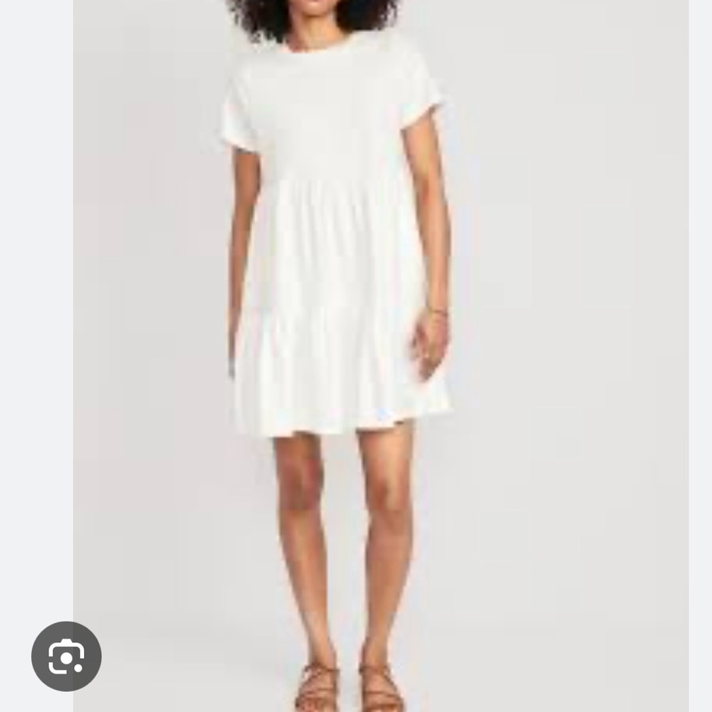 Old Navy White Casual Sundress